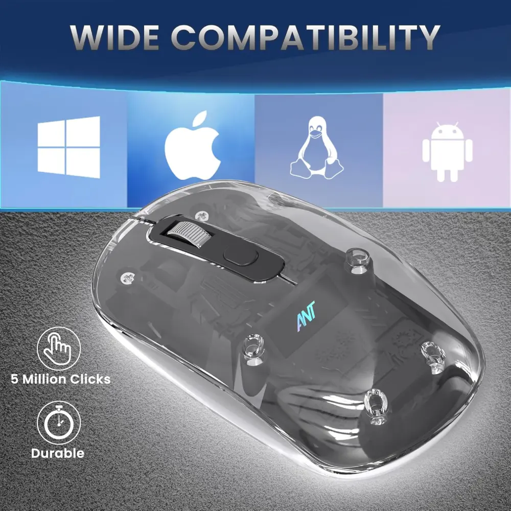 Ant Esports Wireless Bluetooth Mouse (OM140 Pro) view 4
